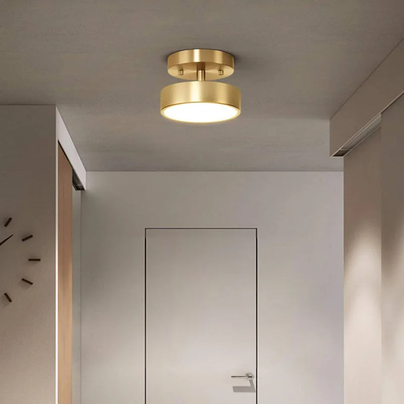 LOGAN, Modern Semi-Flush Mount Ceiling Light