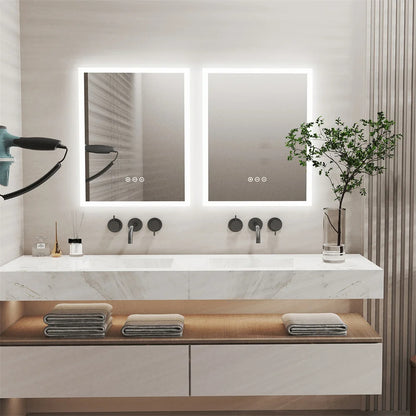 BREDA, Rectangle Anti-Fog  Illuminated Bathroom Mirror