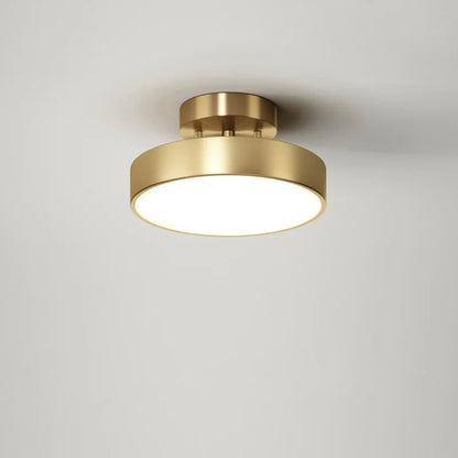 LOGAN, Modern Semi-Flush Mount Ceiling Light