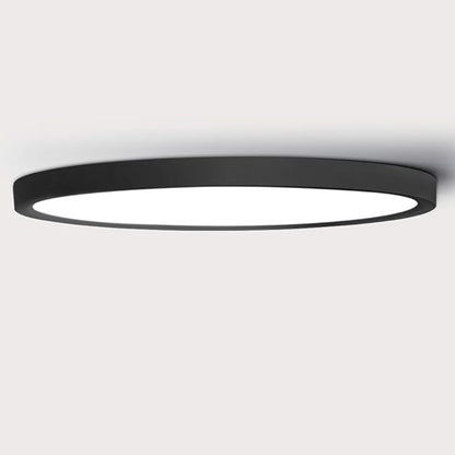 PHOENIX, Black Ultra-Slim Flush Ceiling Light