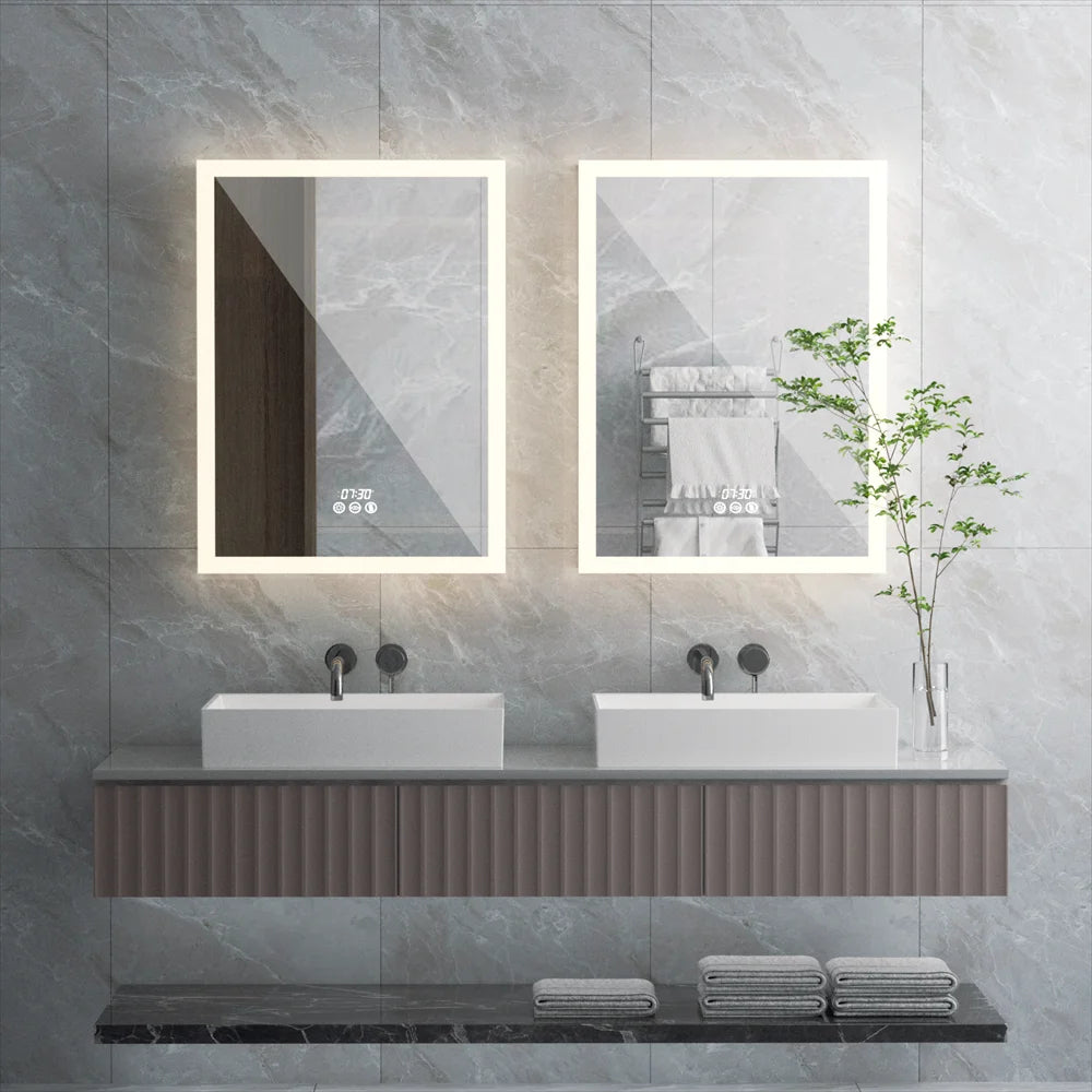 ALMERE, Illuminated Anti-Fog Bathroom Mirror Cabinet