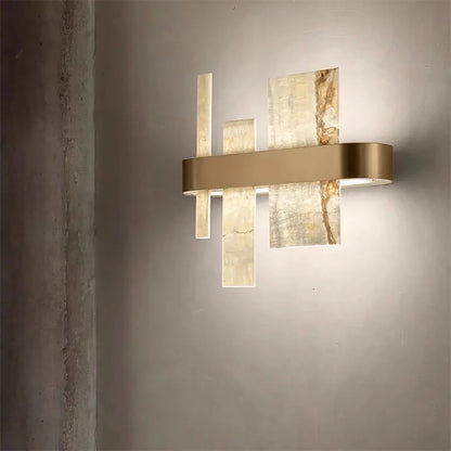 MONTREUX, Trendy Vintage Marble Chandelier Wall Sconce - All About Lights