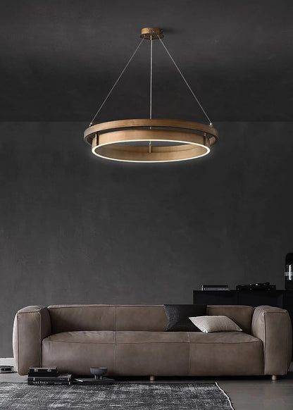 FLORENCE, Brushed Bronze Italian Inspired Round Light Fixture - All About Lights