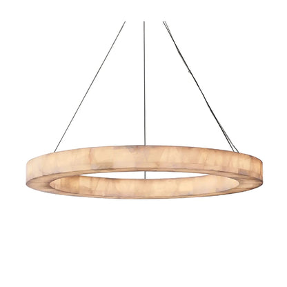 GENEVA, Round Modern Marble Chandelier Light Fixture  